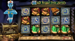 Screenshot of Millionaire Genie - Random Logic's Famous Slot